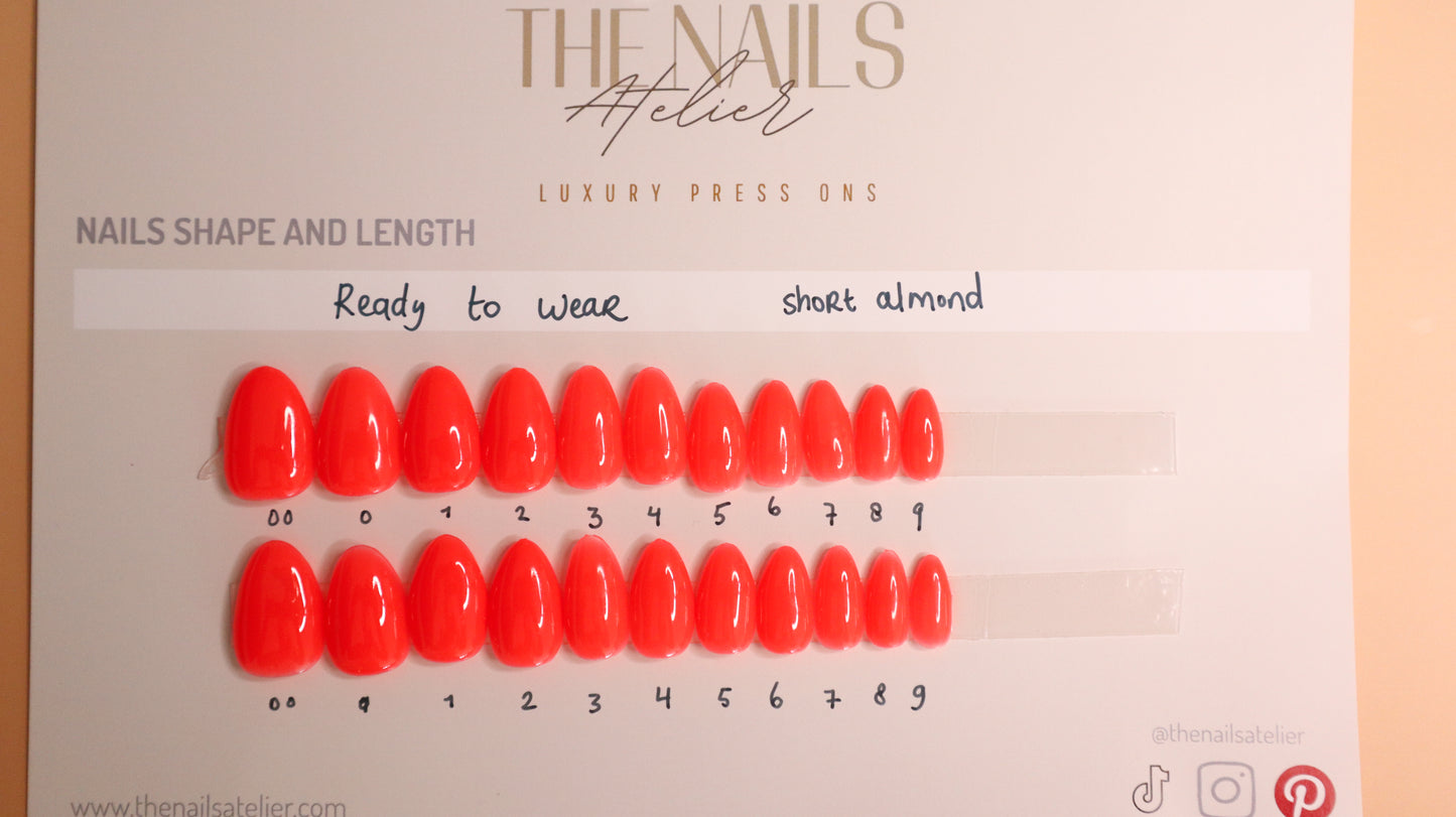 Sunset Rouge RTW Sizing Kit