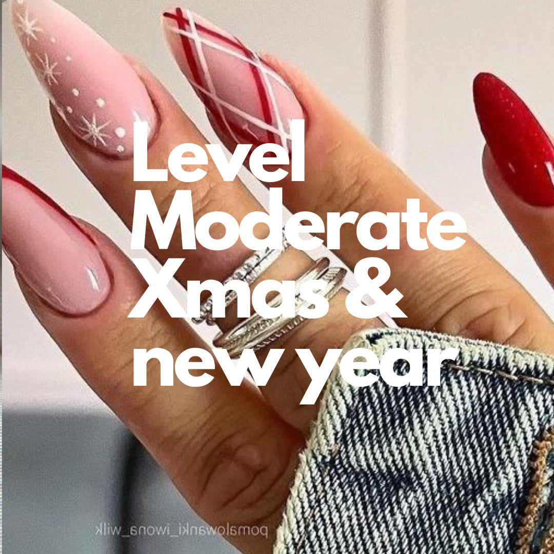 Level Moderate - Xmas & New Year nails