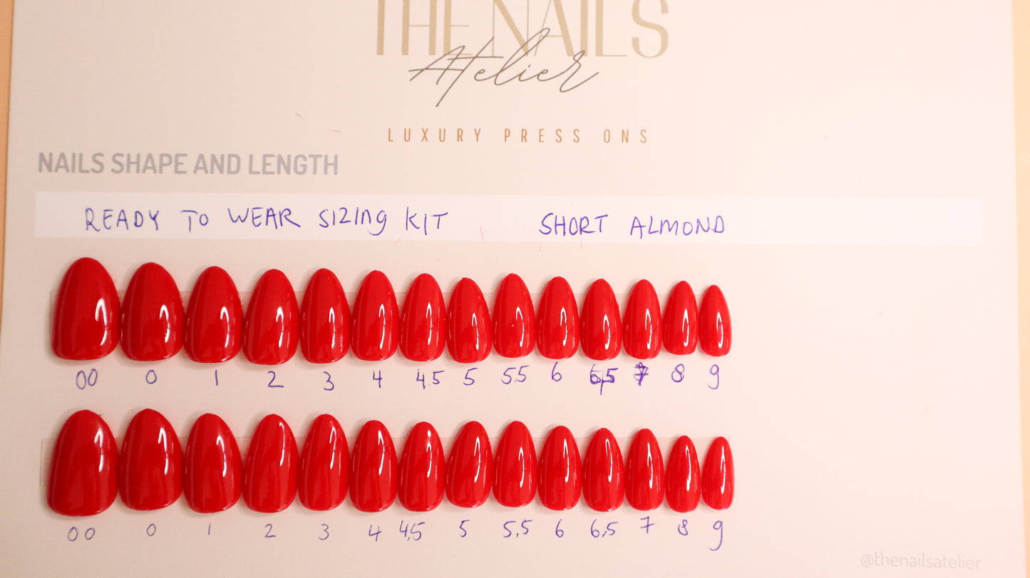 Classy Red RTW sizing kit