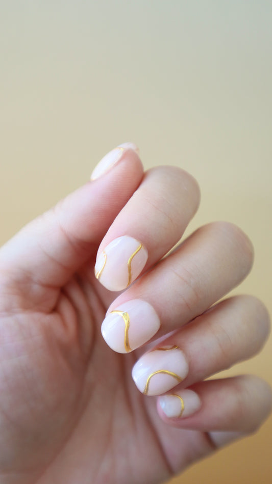 Gold swirls