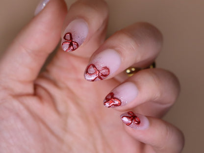 Glitter red coquette