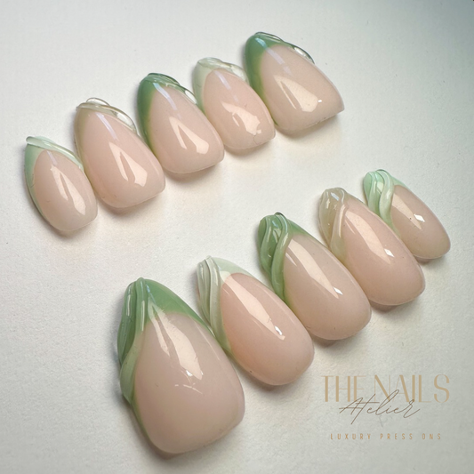 Matcha french swirls